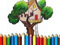 Spill Tree House Coloring Book