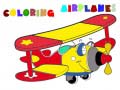 Spill Coloring Book Airplane