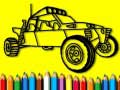 Spill Back To School: Rally Car Coloring Book