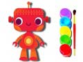 Spill Back to School: Robot Coloring Book