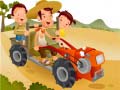 Spill Cartoon Tractor Puzzle