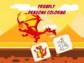 Spill Friendly Dragons Coloring