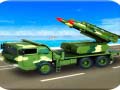 Spill US Army Missile Attack Army Truck Driving