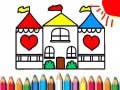 Spill Doll House Coloring Book