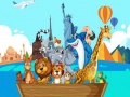 Spill Crazy Friends Travel The World Puzzle