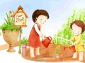 Spill Cartoon Childrens Day Puzzle