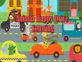 Spill Animal Happy Drive Coloring