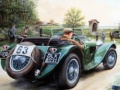 Spill Painting Vintage Cars Jigsaw Puzzle