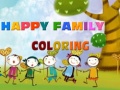 Spill Happy Family Coloring 