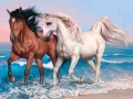 Spill Animals Jigsaw Puzzle Horses