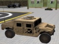 Spill US Army Cargo Transport Truck Driving