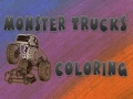 Spill Monster Trucks Coloring