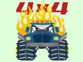 Spill Monster Trucks Coloring Pages
