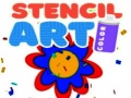 Spill Stencil Art 