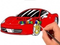 Spill Racing Cars Coloring book