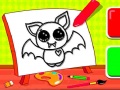 Spill Easy Kids Coloring Bat