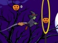 Spill Flying witch halloween