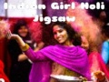 Spill Indian Girl Holi Jigsaw