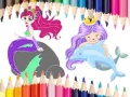 Spill Mermaid Coloring Book