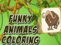 Spill Funky Animals Coloring