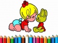 Spill BTS: Baby Girl Coloring