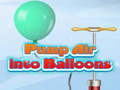 Spill Pump Air into Balloon