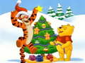 Spill Winnie the Pooh Christmas Jigsaw Puzzle