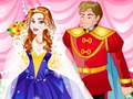 Spill Sleeping Princess Wedding Dress up