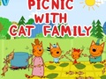 Spill Picnic With Cat Family