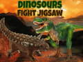 Spill Dinosaurs Fight Jigsaw