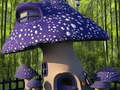 Spill Funny Mushroom Houses Jigsaw