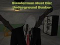 Spill Slenderman Must Die: Underground Bunker