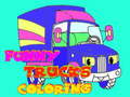 Spill Funny Trucks Coloring