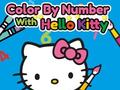 Spill Color By Number With Hello Kitty