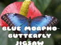 Spill Blue Morpho Butterfly Jigsaw