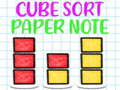Spill Cube Sort Paper Note