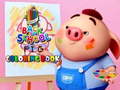 Spill Back To School Coloring Book Pig