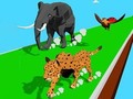 Spill Animal Transform Race 3D
