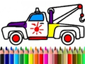 Spill Back To School: Truck Coloring Book