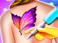 Spill Barbie Funny Tattoo Shop