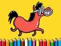 Spill Back To School: Pony Coloring Book