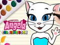 Spill Talking Angela Coloring Book