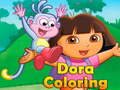 Spill Dora Coloring