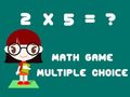 Spill Math Game Multiple Choice