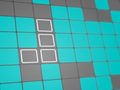 Spill Turquoise Blocks