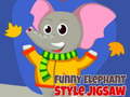 Spill Funny Elephant Style Jigsaw