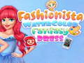 Spill Fashionista Watercolor Fantasy Dress
