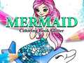 Spill Mermaid Coloring Book Glitter