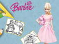 Spill Barbie Doll Coloring Book