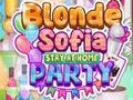 Spill Blonde Sofia Stay at Home Party